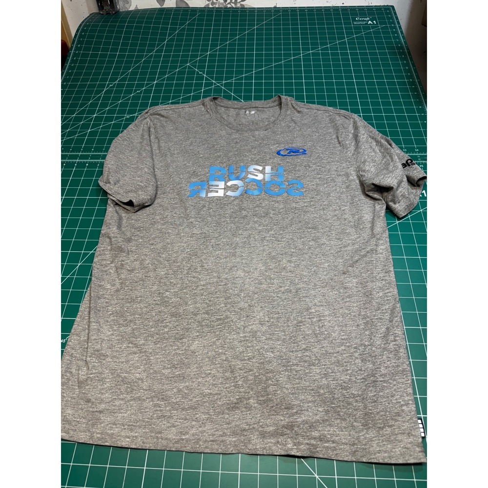 Capelli Sport Mens XL Rush Soccer Graphic Tee Heather Gray Short Sleeve T-Shirt